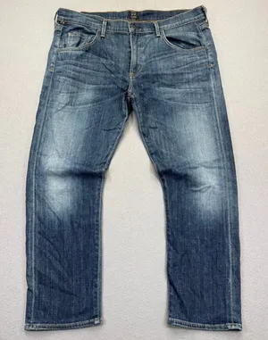 Citizens of Humanity‎ Emerson Slim Boyfriend Jeans Medium Wash Blue Denim 36 thumbnail 1