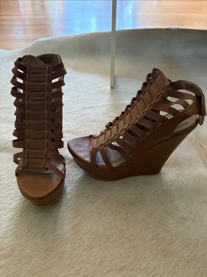 Delicacy Brown Strappy High Heel Sandals - Women thumbnail 3