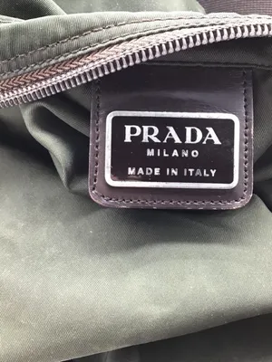 Authentic Vintage Prada Green Nylon Shoulder Bag | Serial 31 | As-Is thumbnail 16
