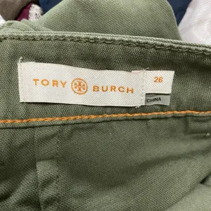Tory Burch‎ Womens Sz 26 Agave Green Flared Leg Trouser Pants Denim Bootcut thumbnail 12
