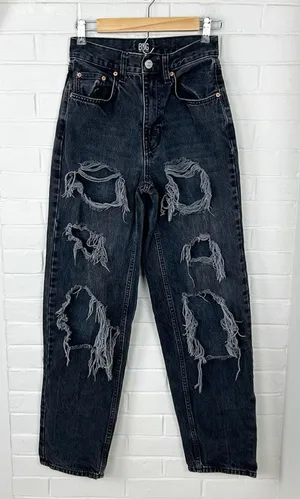 BDG High Rise Baggy Distressed Jeans Size 25 thumbnail 1