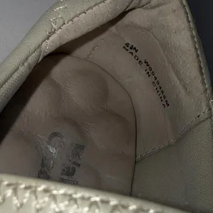 Walking Cradles Mary Jane Minimalist‎ Beige White Leather Cushioned Shoes 6.5N thumbnail 6