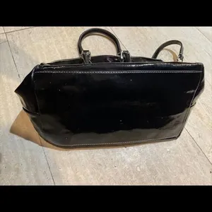 Dooney & Bourke satchel black patent leather Glossy Double Handles‎ thumbnail 10