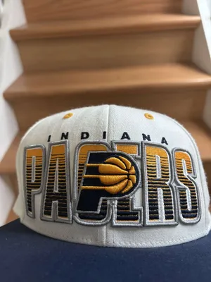 Indiana Pacers Mitchell & Ness NBA SnapBack Hat thumbnail 3