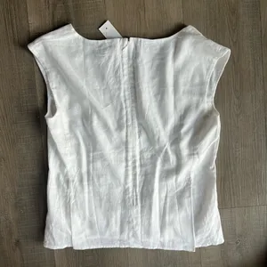 Ann Taylor Peplum Top in Linen Blend thumbnail 4