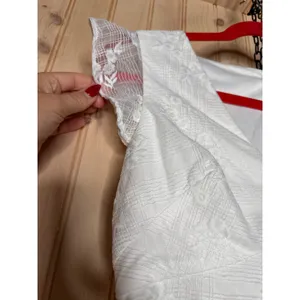 NWT Adrianna Papell Cap Sleeve V Neck Knee Length Cocktail Dress White Size 2 thumbnail 3
