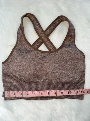 3 Piece Workout Set Brown thumbnail 4