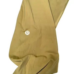 Lululemon Fast and Free Tight Women 10‎ Chartreuse Excellent Pockets Nulux 25in thumbnail 4