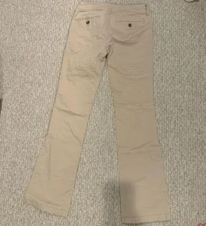 Khaki Kick Boot Cut Stretch Pants thumbnail 2