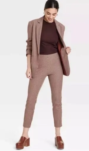 A New Day NWT Skinny Ankle Plaid Pants thumbnail 1