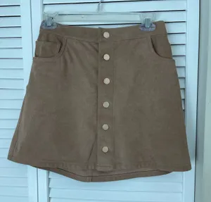 Express Mini Suede Skirt thumbnail 1