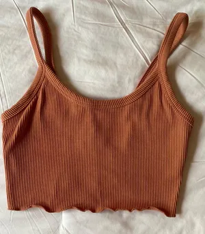 Forever 21 Peachy Active Crop Top Bra thumbnail 1