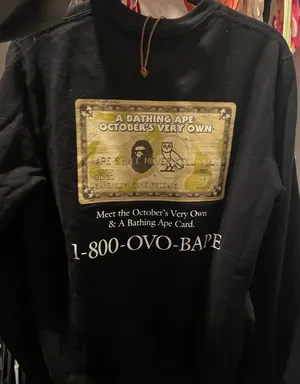 A Bathing Ape X OVO Crewneck thumbnail 5