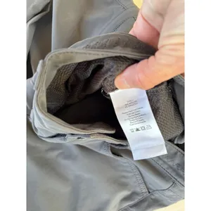 Eddie Bauer Womens Gray Convertible Roll-Up hiking Pants Size 2 With Pockets Nyl thumbnail 5