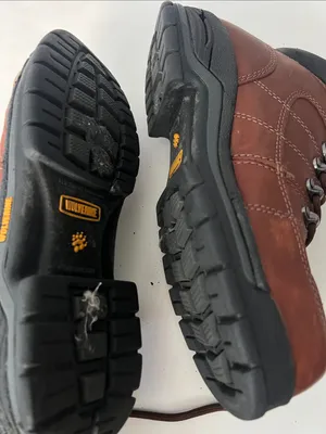Wolverine Davis EAA Moc Safety Toe Brown Work / Hiking Boots Heavy Womens 8M thumbnail 5