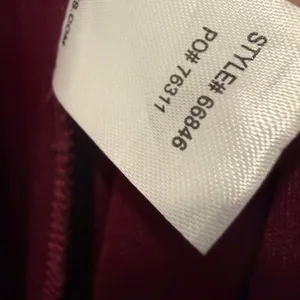 Lulus My Whole Heart Long Sleeve Wrap Dress Women's Small Burgundy Maxi thumbnail 9