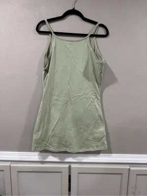 Sage Green Hotshot Mini Dress thumbnail 3