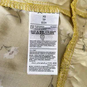 NWT Old Navy‎ Smock Cami Sundress Mini Ruffle Hem Yellow Floral Summer Size XS thumbnail 7