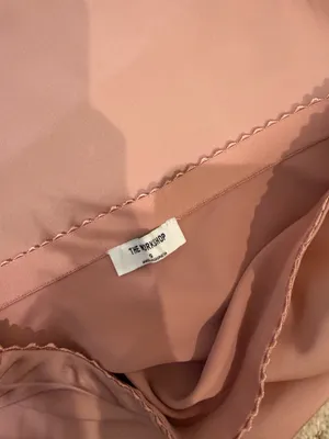 Workshop Pink satin skirt thumbnail 2
