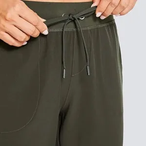 CRZ YOGA Women's Lightweight Workout Joggers, Dark Olive, Size XL, NWT thumbnail 9