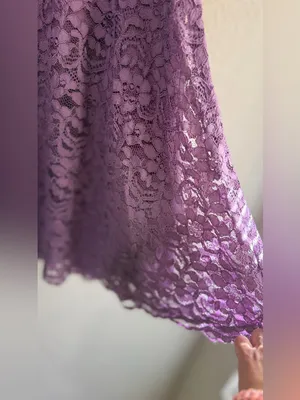 Davis bridal New no tags size 6 Strapless Lavender Lace A-Line Dress thumbnail 14