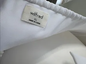 Aritzia Talisman White Halter Top XL thumbnail 4