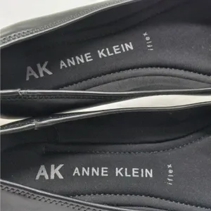 Anne Klein Womens Ballet Flats Size 8 Black Slip On Pointed Toe Shoe Office Chic thumbnail 5