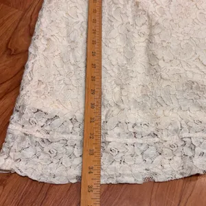 Tulle‎ Anthropologie Lace Sheath Dress Womens S Ivory Wedding Romantic Party thumbnail 9