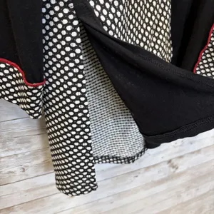 Moonlight Womens L Tunic Top Art To Wear Polka Dot High Low Lagenlook Made USA thumbnail 9
