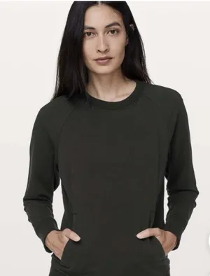 Lululemon Scuba Crew Washed Lunar Rock thumbnail 1