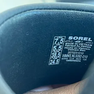 Sorel Black Ona Slingback Sandals 7.5 Women thumbnail 8