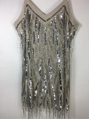 Nasty Gal Beaded Tassel Slip Mini Dress thumbnail 7