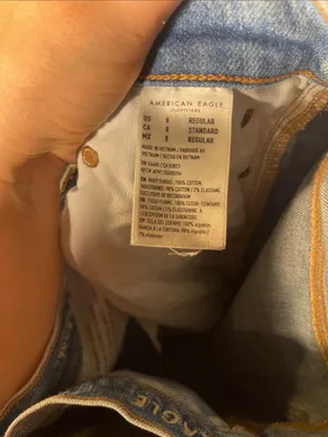 AMERICAN EAGLE WOMENS ‘90S BOOTCUT FLARE JEAN 8 REGULAR thumbnail 6