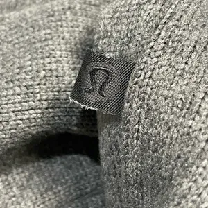 Lululemon Athletica Gray/Black It’s Fleecing Cold Pullover Hoodie Half zip thumbnail 6