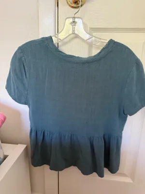 LA Hearts Short sleeve linen top thumbnail 2