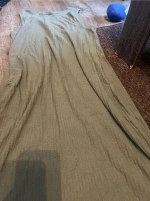 Abercrombie sleeveless Ribbed Tank Dress - Olive Green thumbnail 7