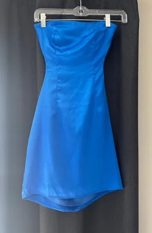 Sky Moon Royal Blue Mini Dress thumbnail 1