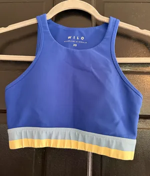 Wilo Ribbed sports bra Blue Size XS thumbnail 1