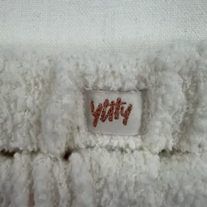 Yitty Small Pet Me Four Strap Bandeau Ivory Fuzzy Faux Fur Crop Top BN2253619 thumbnail 8