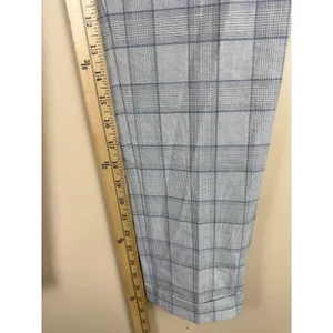 Zara Pants Womens Size S Plaid Tapered Elastic Waist Pull On Trousers Checkered thumbnail 11