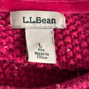 LL Bean Roll Neck Sweater Large‎ Pink thumbnail 6