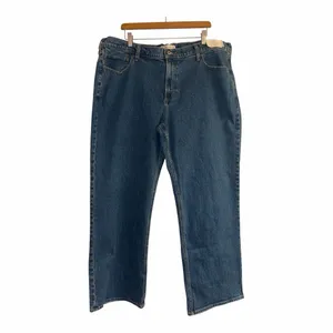 Abercrombie ✨The Baggy Low Rise Blue Sz 34 Regular Jeans✨ thumbnail 4