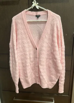 Torrid pink Cardigan woman's size 1 1XL nwot‎ thumbnail 1