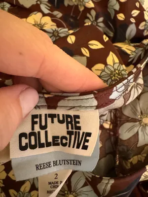 Target Future Collective Floral Long-Sleeve Mini Dress thumbnail 3