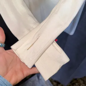 Lululemon Cashlux‎ Still At Ease Cream Open Tulip Back Long Sleeve Knit Sweater thumbnail 6
