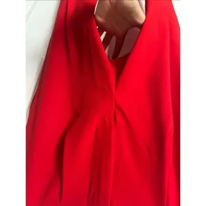 A New day red dress pants high rise size 2 stylish office wear thumbnail 2