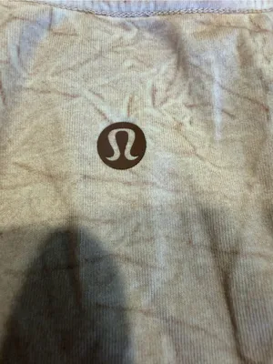 lululemon Love Tank *Pleated Peach Pima Cotton Racerback Tank Size 8 thumbnail 2