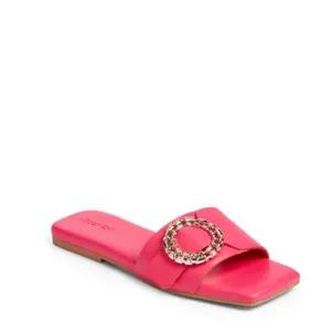 NEW OPEN EDIT X Nordstrom Lely Slip On Slide Sandal In Pink Rouge thumbnail 2