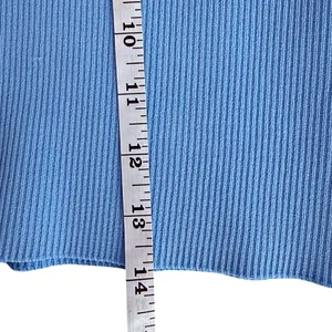 Zara Sky Blue Ribbed Knit Mini Skirt NWT Summer thumbnail 7
