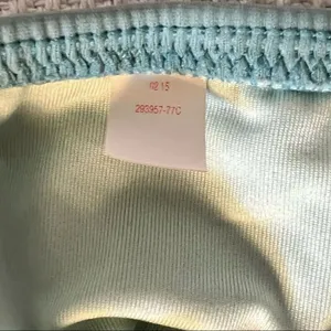 Victoria's Secret Seafoam Blue Green Knockout Solid Bikini Bottoms Sz Large. thumbnail 7